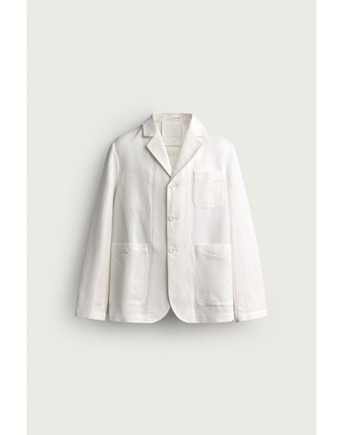자라 레귤러핏 포켓 린넨 혼방 오버셔츠 5551/889/250 WHITE