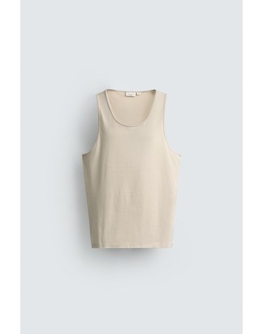 자라 레귤러핏 라운드넥 민소매 탱크탑 4231/306/721 LIGHT BEIGE