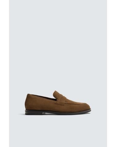 자라 스웨이드 레더 페니 로퍼 2642/720/700 BROWN