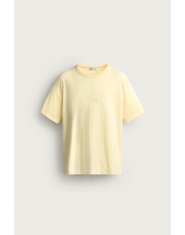자라 레귤러핏 경량 반팔 티셔츠 6462/306/300 YELLOW