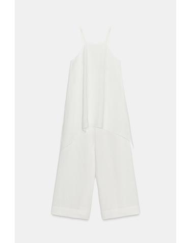 자라 라미 홀터넥 와이드핏 점프수트 8695/391/251 OYSTER-WHITE