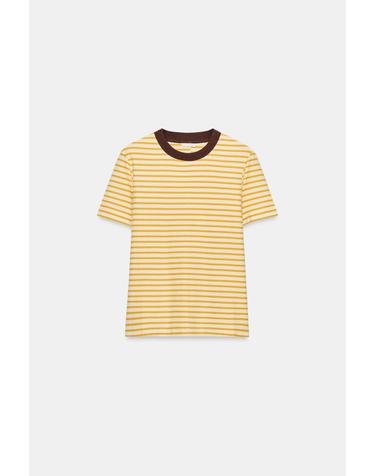 자라 스트라이프 레귤러핏 반팔 티셔츠 4424/627/047 PRINTED