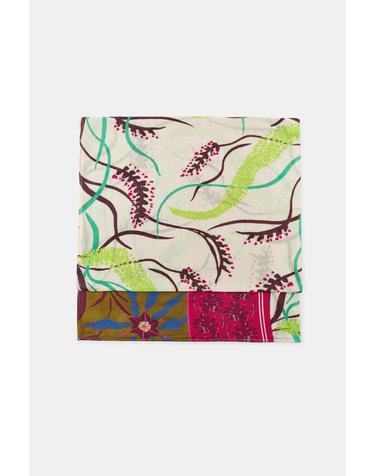 자라 프린트 린넨 혼방 스카프 4758/007/330 MULTICOLOURED