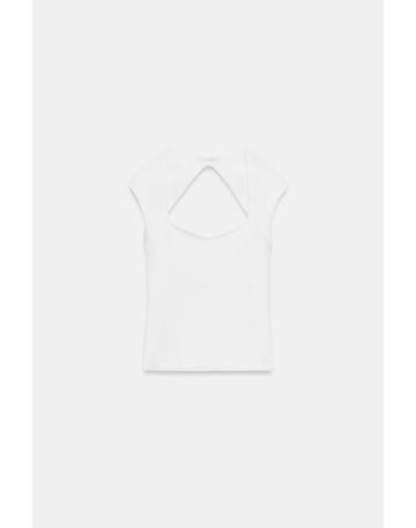 자라 컷아웃 백 스퀘어넥 민소매 탑 4424/800/250 WHITE