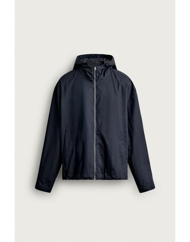 자라 레귤러핏 코튼 후드 경량 집업 자켓 3046/501/401 NAVY BLUE