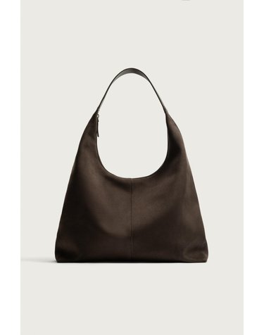 자라 플레인 지퍼 숄더 토트백 3312/820/700 BROWN