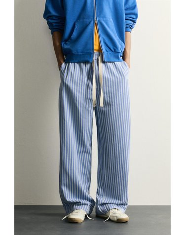 자라 스트라이프 배기핏 드로스트링 팬츠 6917/303/105 STRIPES