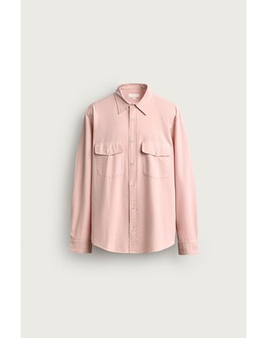 자라 릴렉스핏 플랩 포켓 코튼 긴팔 셔츠 6124/339/637 LIGHT PINK