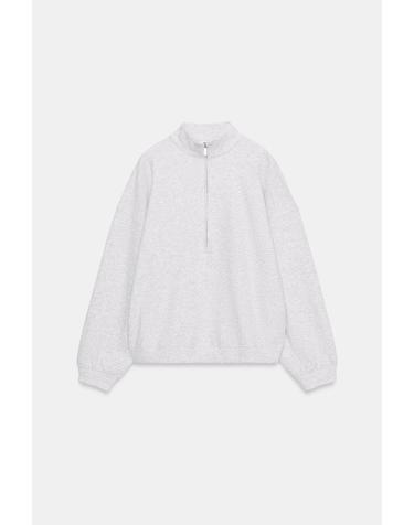 자라 하이넥 집업 긴팔 스웨트셔츠 2615/800/803 GREY MARL