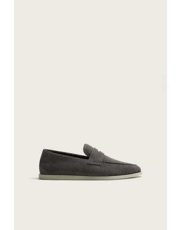 자라 스웨이드 레더 캐주얼 페니 로퍼 2684/820/131 TAUPE GREY