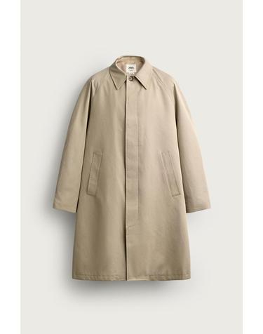자라 릴렉스핏 코튼 롱 트렌치 코트 1564/654/710 BEIGE