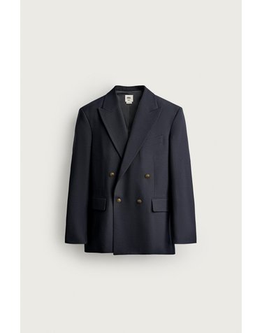 자라 더블 골드 버튼 릴렉스핏 블레이저 1564/655/401 NAVY BLUE