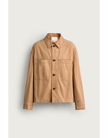 자라 릴렉스핏 워시드 포켓 오버셔츠 8281/793/704 CAMEL