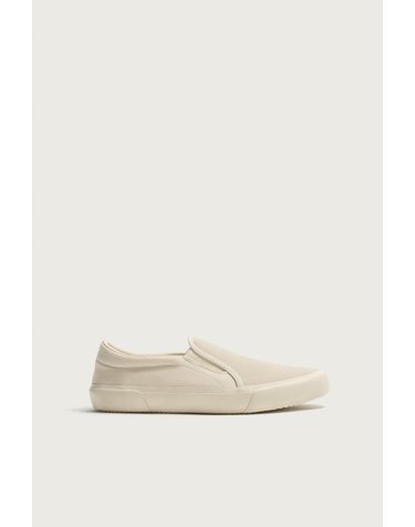 자라 스웨이드 콤비 슬립온 스니커즈 2258/820/001 WHITE
