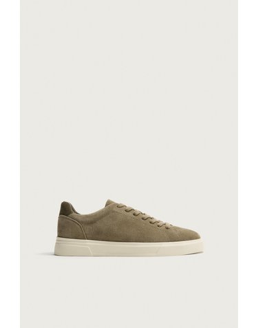 자라 스플릿 스웨이드 레더 스니커즈 2209/820/131 TAUPE GREY