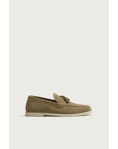자라 스웨이드 레더 태슬 로퍼 2612/820/102 BEIGE