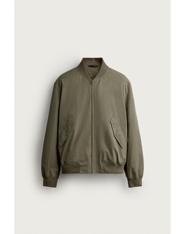 자라 레귤러핏 봄버 재킷 3918/410/505 KHAKI