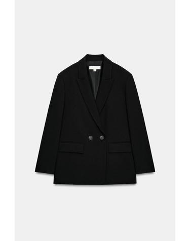 자라 오버사이즈 더블브레스트 블레이저 2753/522/800 BLACK