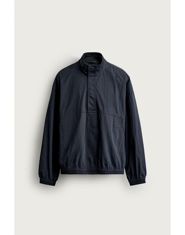 자라 레귤러핏 파우치 포켓 테크니컬 자켓 1437/400/401 NAVY BLUE