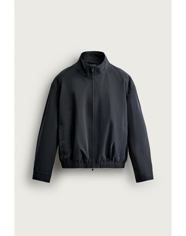 자라 크롭 하이넥 테크니컬 경량 방수 자켓 5320/801/922 DARK GREY