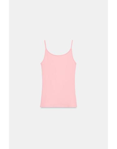 자라 파인 스트랩 라운드넥 민소매 탑 5644/744/620 PINK