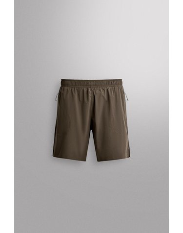 자라 테크니컬 스트레치 러닝 반바지 4387/357/716 DARK BROWN