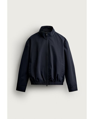 자라 경량 크롭 방수 테크니컬 자켓 5320/801/422 DARK NAVY