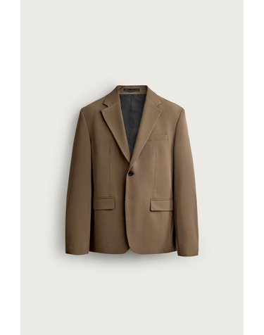 자라 컴포트 슬림핏 수트 블레이저 4456/999/707 CAMEL