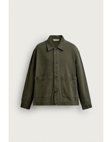 자라 릴렉스핏 패치 포켓 오버셔츠 1063/502/505 KHAKI