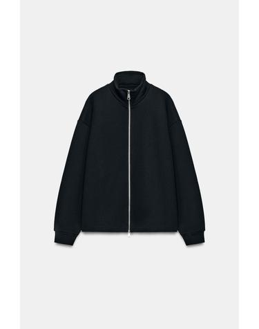 자라 하이넥 집업 스웨트셔츠 6050/824/407 BLUE