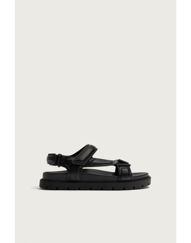자라 벨크로 스트랩 트랙솔 샌들 2792/820/800 BLACK
