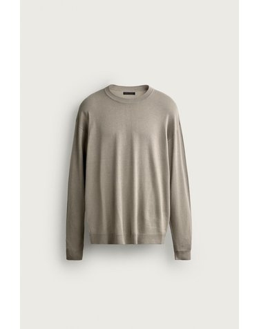 자라 레귤러핏 라운드넥 니트 스웨터 2621/302/814 GREY / BEIGE
