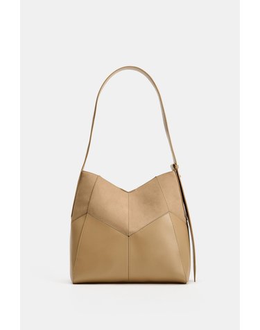 자라 스티치 이너 파우치 숄더백 6302/810/718 SAND/BROWN