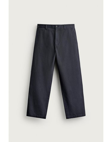 자라 아론 레빈 레귤러핏 코튼 치노 팬츠 4025/158/401 NAVY BLUE