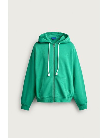자라 아론 레빈 릴렉스핏 후드 집업 3443/317/524 GREEN MARL