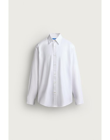 자라 아론 레빈 코튼 긴팔 정장 셔츠 7545/140/250 WHITE