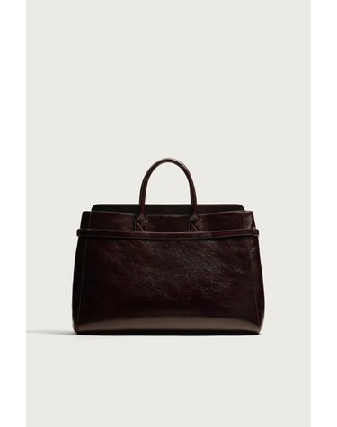 자라 빈티지 레더 토트백 3358/820/700 BROWN