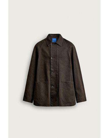 자라 아론 레빈 워시드 포켓 코튼 자켓 3991/363/753 CHOCOLATE BROWN