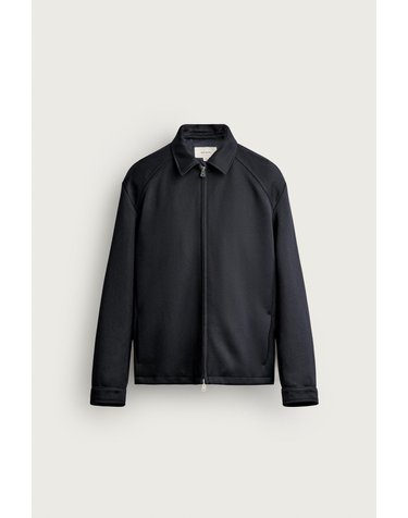 자라 울 블렌드 레귤러핏 집업 자켓 1222/527/422 DARK NAVY