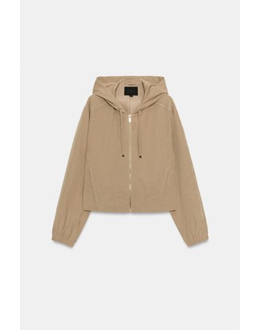 자라 집업 포켓 후드 봄버 자켓 8372/241/743 LIGHT CAMEL