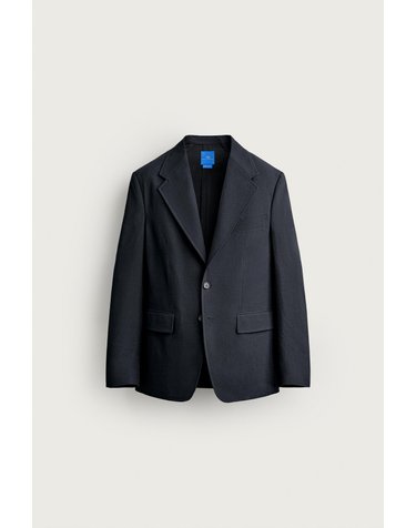 자라 아론 레빈 울 100% 수트 블레이저 1565/574/401 NAVY BLUE