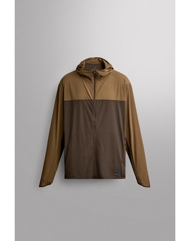 자라 텍스처 러닝 윈드브레이커 6096/303/099 BLACK / BROWN