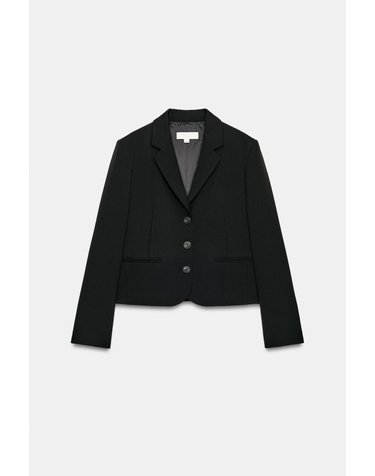 자라 크롭 핀턱 블레이저 7845/634/800 BLACK