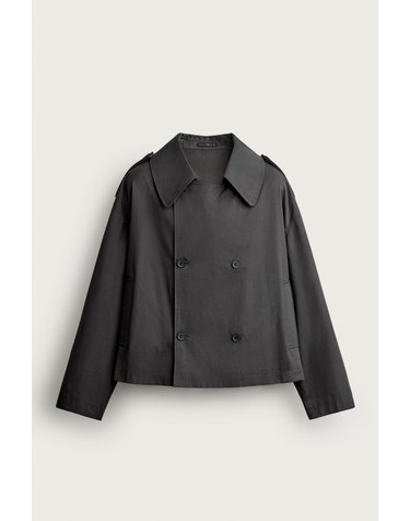 자라 테크니컬 숏 트렌치 코트 8281/684/807 ANTHRACITE GREY