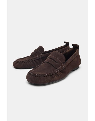 자라 스웨이드 셔링 페니 로퍼 3512/810/700 BROWN