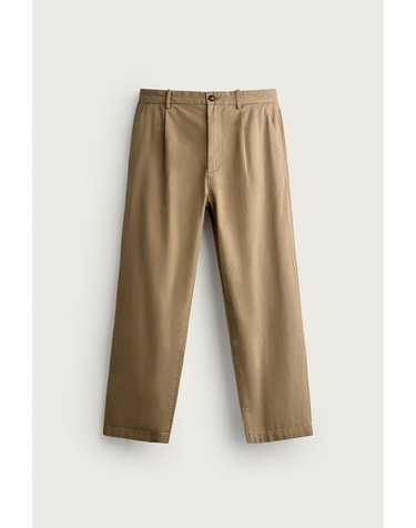 자라 레귤러핏 플리츠 치노 팬츠 4302/303/506 LIGHT KHAKI