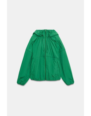 자라 테크니컬 후드 바람막이 자켓 1255/702/500 GREEN