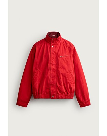 자라 코튼 하이넥 집업 블루종 자켓 1195/407/600 RED
