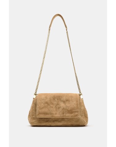 자라 레더 플랩 체인 숄더백 6215/810/718 SAND/BROWN