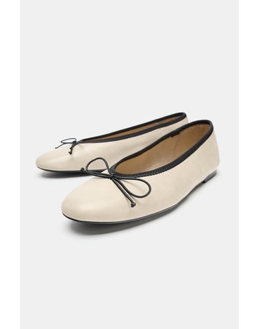 자라 컬러블록 리본 발레리나 플랫 2541/810/202 MULTICOLOURED